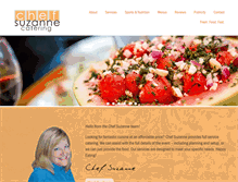 Tablet Screenshot of chefsuzanne.com